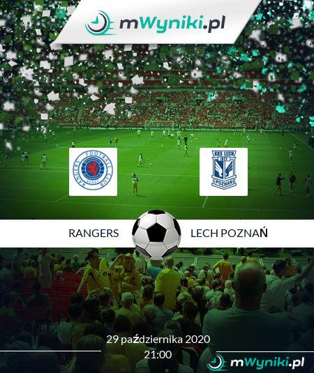 Rangers - Lech Poznań wynik 29 października 2020 Grupa D