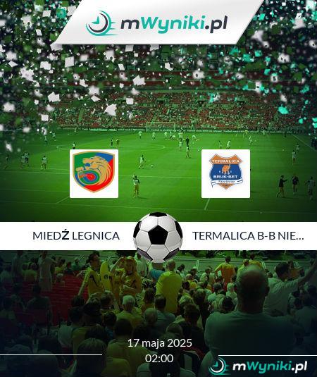 Miedź Legnica - Termalica B-B Nieciecza