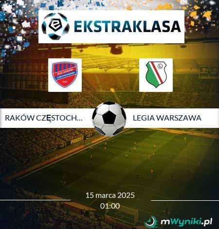 Raków Częstochowa - Legia Warszawa